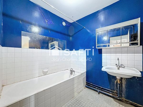 Terrasse, cave et parking – Paris 15 à rénover