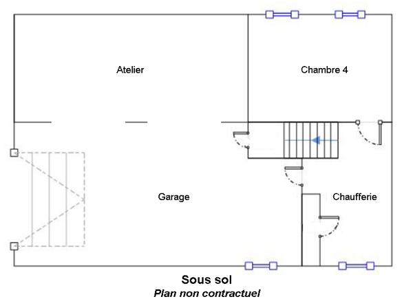 Maison au centre de SAVIGNEUX  42600 - 4 chambres