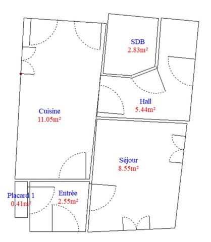 Saint Romain Lachalm 43620 Centre bourg Maison de village en pierre à rénover 61m² habitables