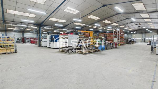 Site industriel avec bureaux et entrepôts