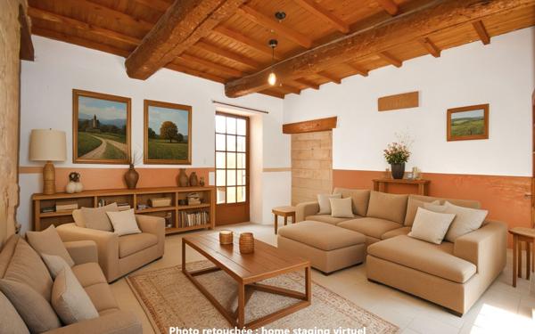 Maison à vendre    3 pièces •  Saint-Quentin-la-Poterie