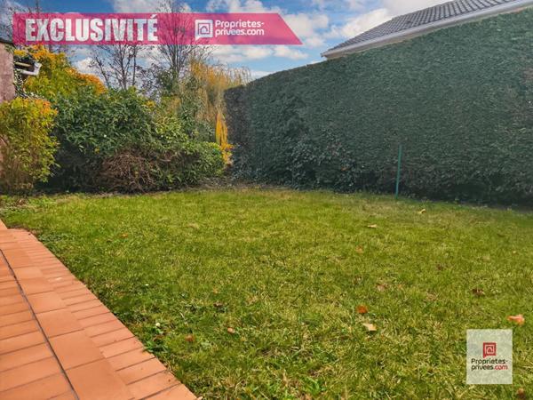 Wattrelos (59150) CENTRE-VILLE, plain pied composé de 3 chambres, jardin, garage