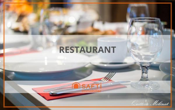 Restaurant dans une zone dynamique