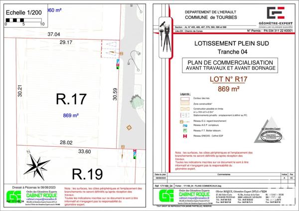 Land for sale 868 m² Tourbes