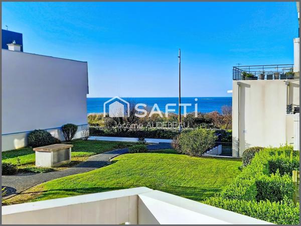 VUE MER, GRAND BALCON, PARKING, PROCHE PLAGE, GR34 ET GOLF