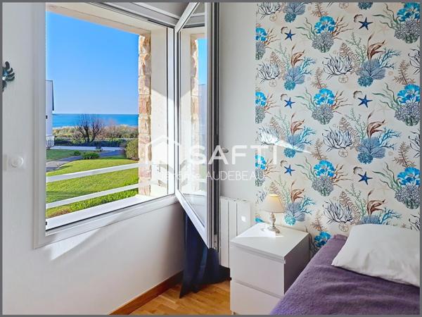 VUE MER, GRAND BALCON, PARKING, PROCHE PLAGE, GR34 ET GOLF