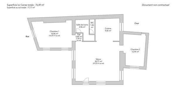 Appartement Paris 6e - SAINT-ANDRÉ DES ARTS