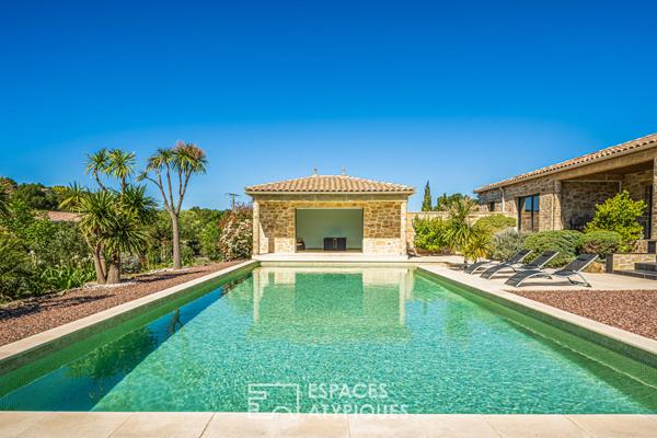 Contemporaine d’exception avec dépendances dans un écrin de verdure- Idéal activité libérale ou projet location saisonnière