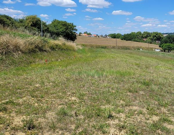 A vendre Terrain constructible Viabilisé à Nérac d'une superficie de 2461 m2