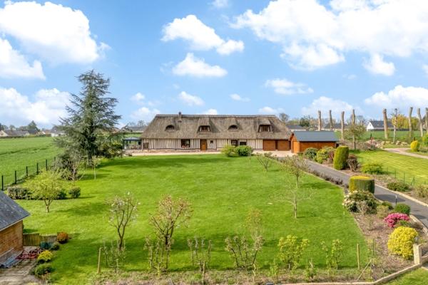 🌿 Chaumière de caractère – 200 m² – Environnement privilégié à proximité de Saint-Romain-de-Colbosc