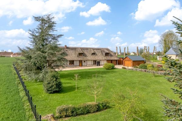 🌿 Chaumière de caractère – 200 m² – Environnement privilégié à proximité de Saint-Romain-de-Colbosc