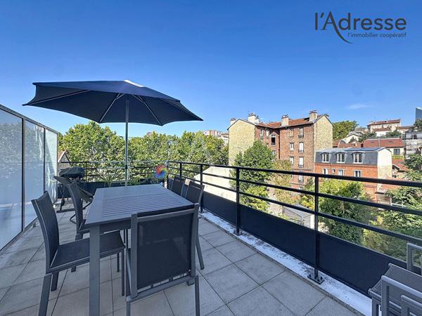 PUTEAUX/ République - Appartement 3 pièces 62 m² - 1 Terrasse 16m² - 1 Cave