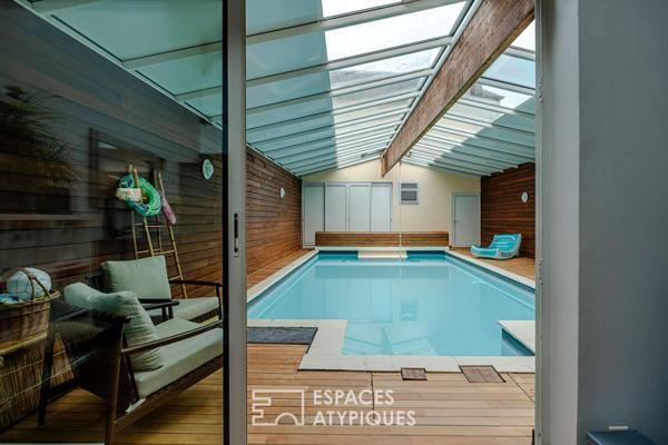 Loft avec piscine intérieure à 5mn du centre ville de Cherbourg