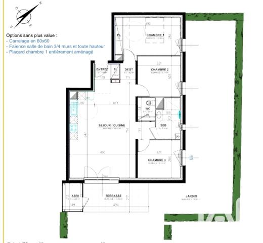 Appartement à vendre 4 pièces 80 m² Thionville