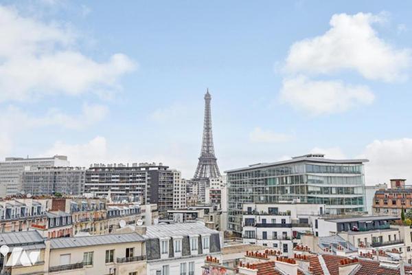 Appartement 4 pièces vue Tour Eiffel