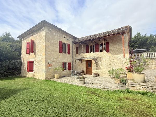 Bourg-de-Visa (82190) TARN ET GARONNE. BOURG DE VISA Superbe Maison Quercynoise en Pierre avec Maison d’Amis, Appartement, Piscine