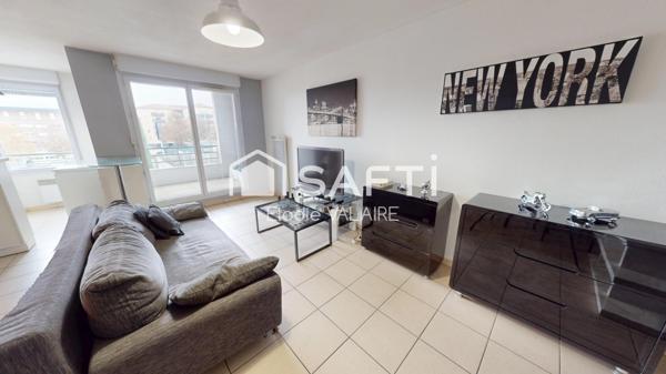 Appartement T2 48m² avec balcon