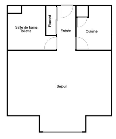 F1 LOUÉ à vendre CENTRE VILLE d'OSNY