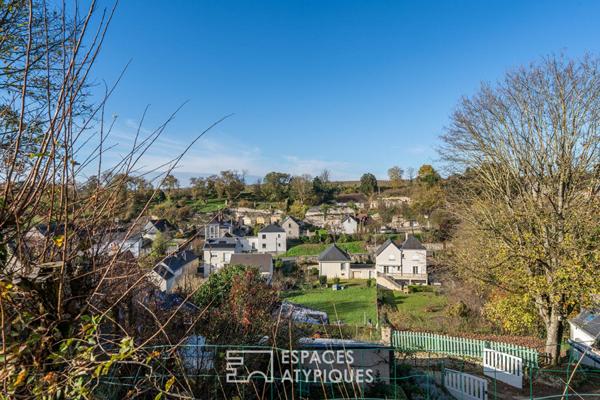 Troglodytique en coeur de ville avec vue panoramique
