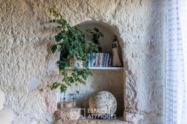Troglodytique en coeur de ville avec vue panoramique