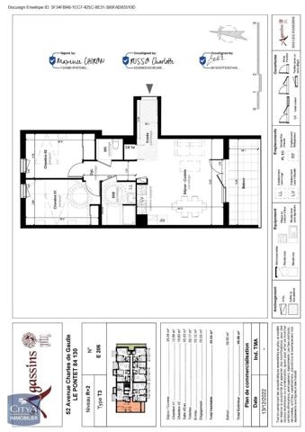 Appartement à louer 3 pièces 66.64m² Le Pontet (84130)