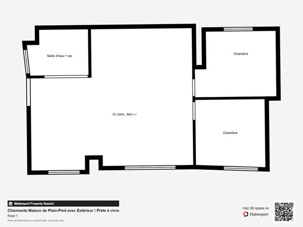 Charmante Maison de Plain-Pied avec Extérieur ! Prête à vivre