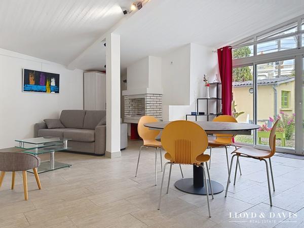Appartement avec jardin (débarras), 400 mètres plage