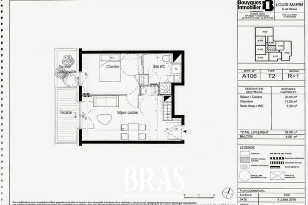 Appartement T2 - 36m² - Nantes beaulieu-pirmil