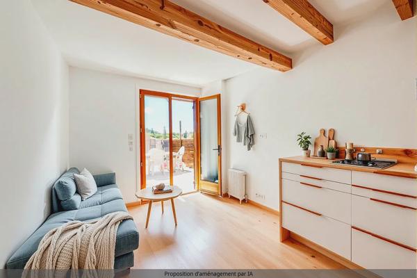 Studio avec terrasse – Comme une petite maison au cœur de Carnoux