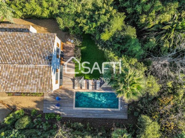 Villa entièrement rénovée à quelques minutes à pied des plages de Gigaro