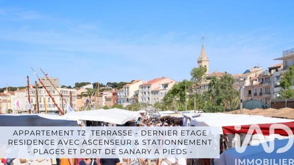 Appartement à vendre 2 pièces 41,2 m² Sanary-sur-Mer