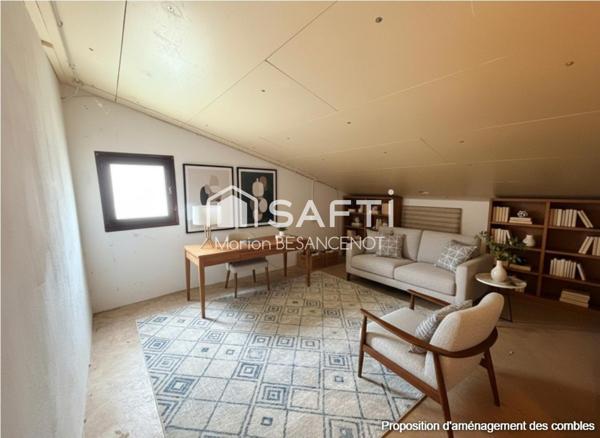 Grande maison familiale T6 sur parcelle 1650m²