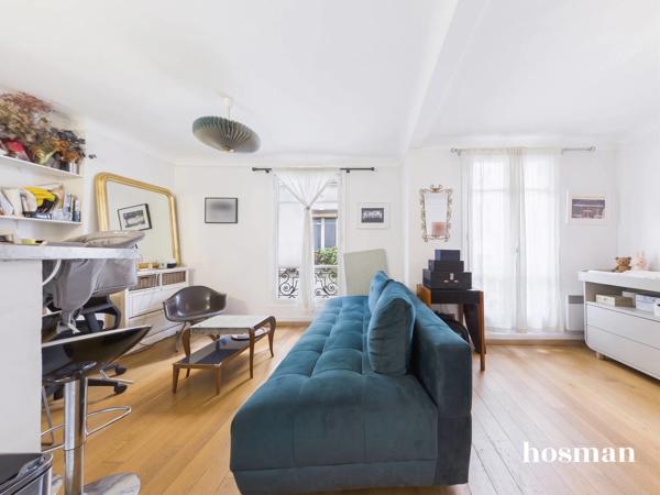 2 pièces de 38,25 m² au calme - Rue Marguerite de Rochechouart, Paris