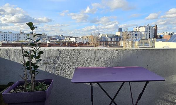 Appartement entièrement rénové avec 2 balcons