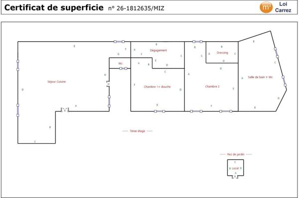 Appartement entièrement rénové avec 2 balcons