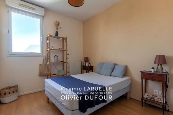 Rouen appartement avec balcon et vue dégagée, 1 chambre, cave et parking