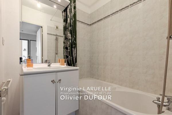 Rouen appartement avec balcon et vue dégagée, 1 chambre, cave et parking