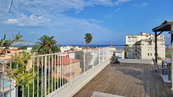 A VENDRE - NICE FERBER : Appartement Nice 5 pièces 155 m2 Toit-terrasse Vue mer panoramique