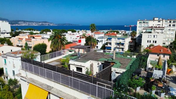A VENDRE - NICE FERBER : Appartement Nice 5 pièces 155 m2 Toit-terrasse Vue mer panoramique