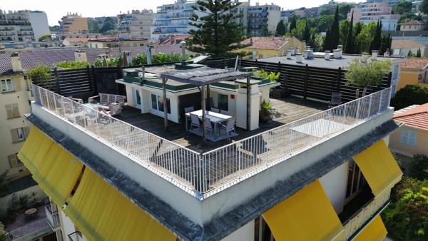 A VENDRE - NICE FERBER : Appartement Nice 5 pièces 155 m2 Toit-terrasse Vue mer panoramique