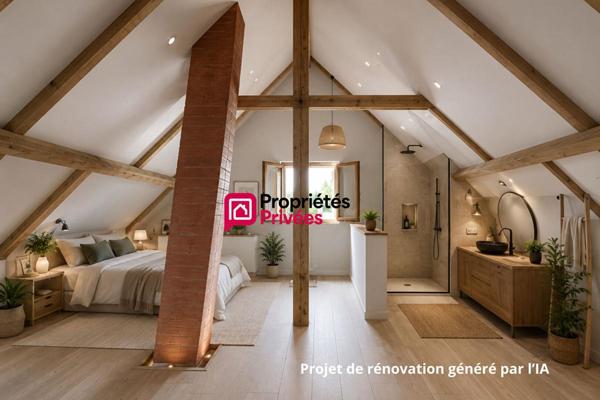 Maison T5 à vendre de 116 m² avec sous-sol complet et combles aménageables à Saint Gervais D'Auvergne 63390