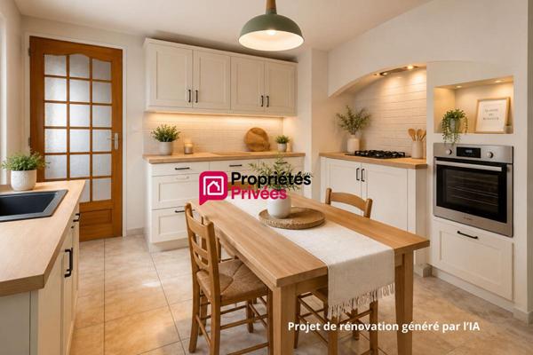 Maison T5 à vendre de 116 m² avec sous-sol complet et combles aménageables à Saint Gervais D'Auvergne 63390