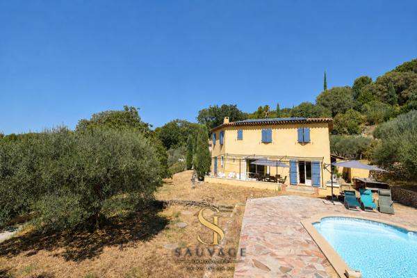 DRAGUIGNAN – LA VAUGINE – BASTIDE FAMILIALE AVEC PISCINE SUR 2 500 M²