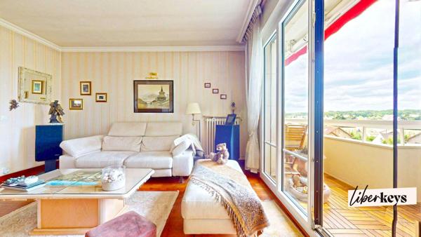 5 pièces familial de 93 m² | Dernier étage | Balcon, vue dégagée et cave