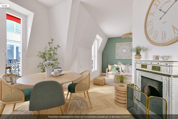Appartement Paris 7ème 2/3 pièces 35.50 m² - PARIS