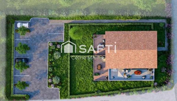 Spacieux T3 AVEC JARDIN de 200m² + cave + parking