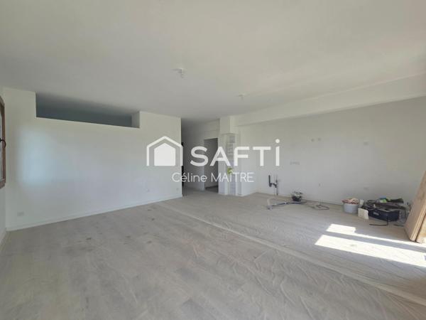 Spacieux T3 AVEC JARDIN de 200m² + cave + parking