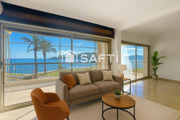 Appartement entièrement rénové – Vue mer panoramique – Terrasse 26,5 m² – Domotique complète