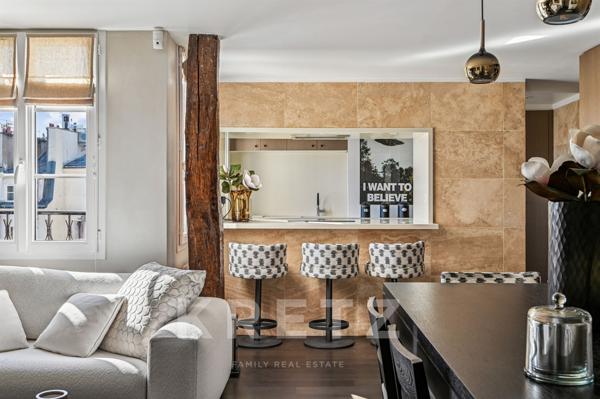 Appartement rénové avec vue dégagée