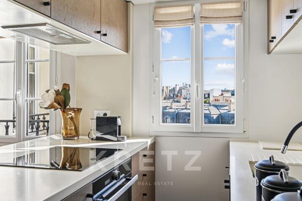 Appartement rénové avec vue dégagée